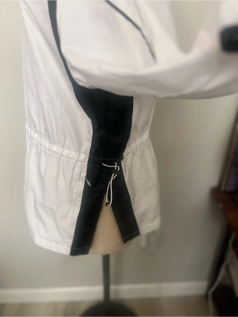 Nike White Jacket with Black Trim